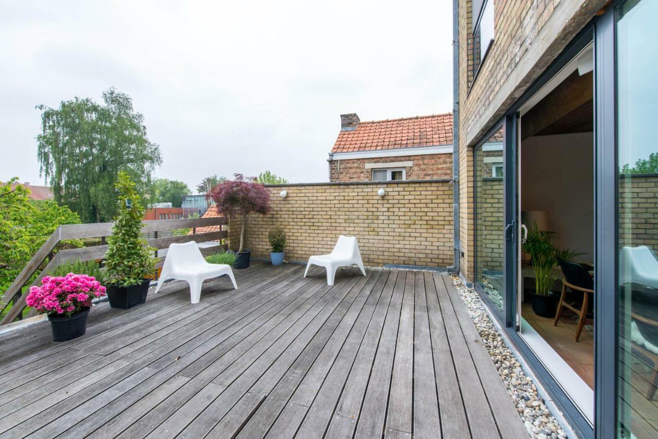 Vintage Duplex in Bruges Lejlighed Eksteriør billede